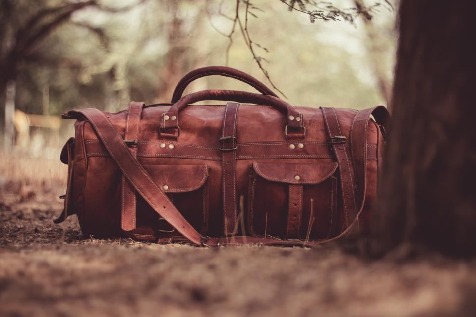 Leather handbag